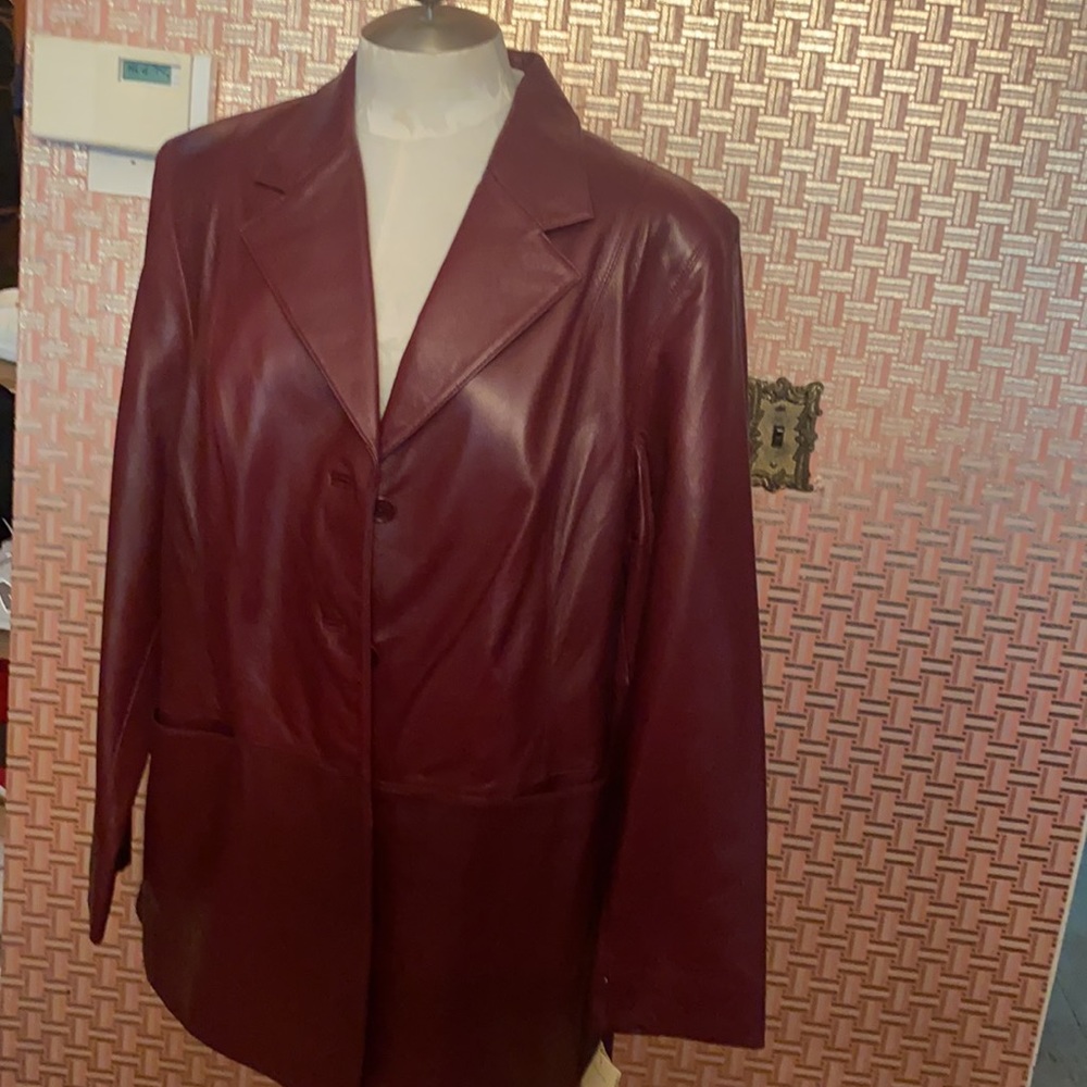 Lord and Taylor Women Leather Jacket